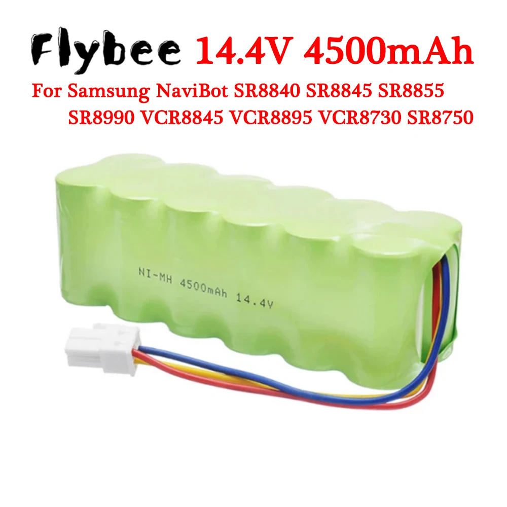 

Vacuum Cleaner Battery 14.4V 4500mAh NiMH Battery For Samsung NaviBot SR8840 SR8845 SR8855 SR8990 VCR8845 VCR8895 VCR8730 SR8750