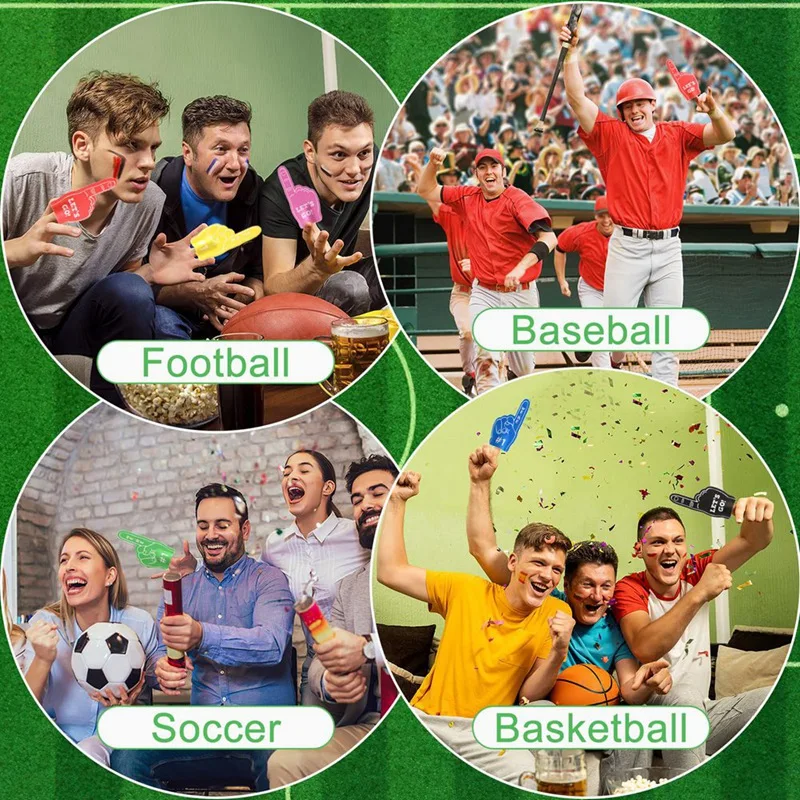 Sports Foam Finger Sporting Events Sticks For Basketball Football Dance Games Party Supplies