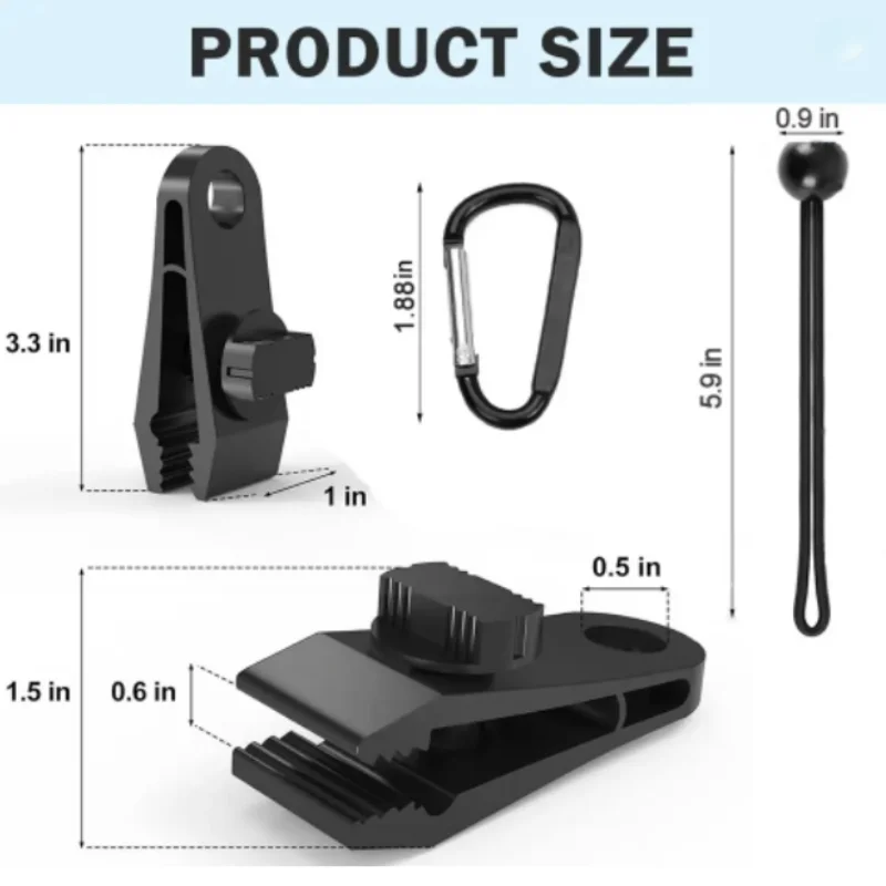 50/20/5Pcs Heavy Duty Tent Clip Tarp Clips Lock Grip Tent Clamps Clamps for Tarps Awnings Camping Car and Swimming Pool Covers