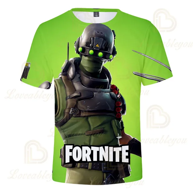 Fortnite 열광자를 위한 필수품: Victory Shoot Game 3D 프린트 티셔츠