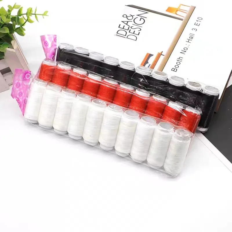 Description Picture 6 of item10Pcs Sewing Threads 10Colors 200 Yards Per Spools Sewing Thread Machine Embroidery Thread for Hand Stitching Sewing Accessory