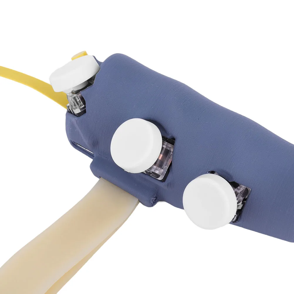 Six Buttons Gaming Controller For 7.9"-13.4" Tablets 3D Printing Anti-Slip Game Handle Grip Pulse Continuous Shooting Gamepad