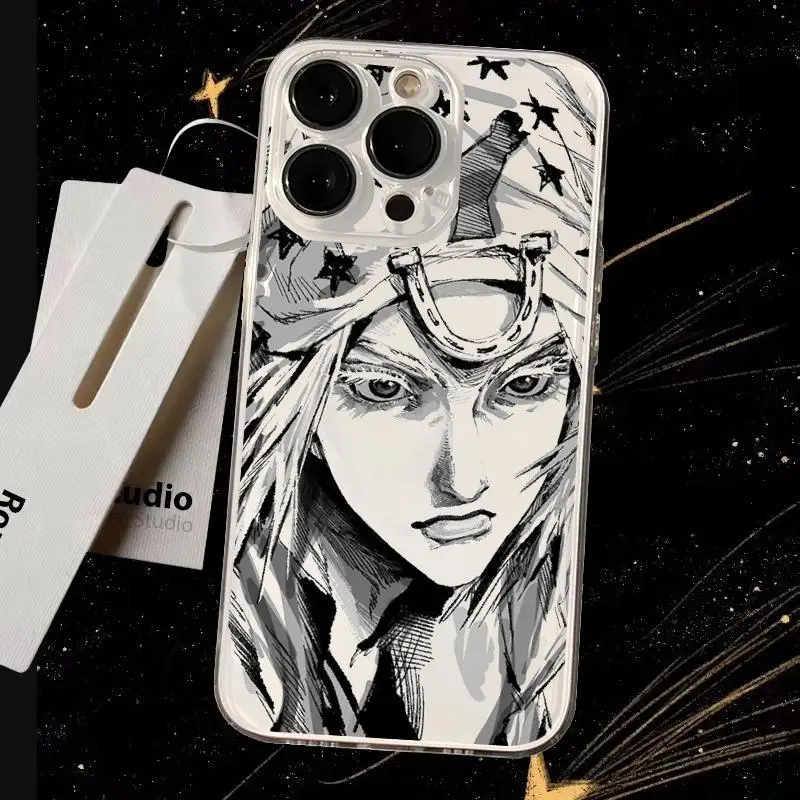 Jojo Hot Anime Pattern Transparent Phone Case