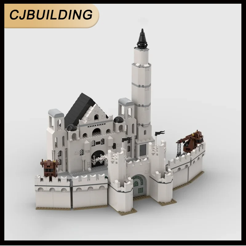 

MOC Ring movie Building Block The White City Technology Bricks Ultimate Collector Series Model Assembly Toys Gifts MOC-122301