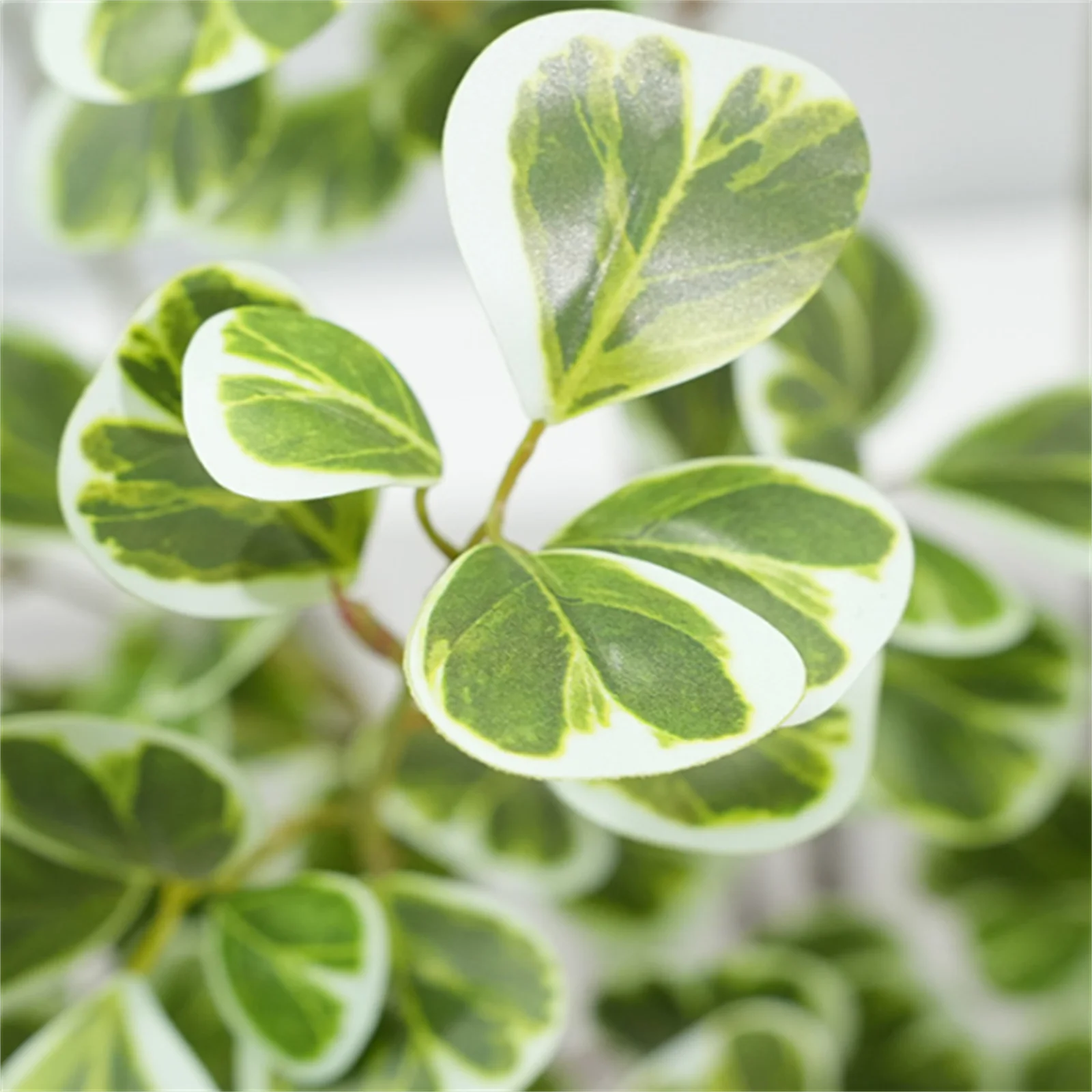 Künstlicher Ficus-Baum, simulierter Ficus-Baum mit Blättern, gefälschter Baum, künstliche Grünpflanzen für Wohnzimmer, Balkon, Eckdekoration – Detail 6