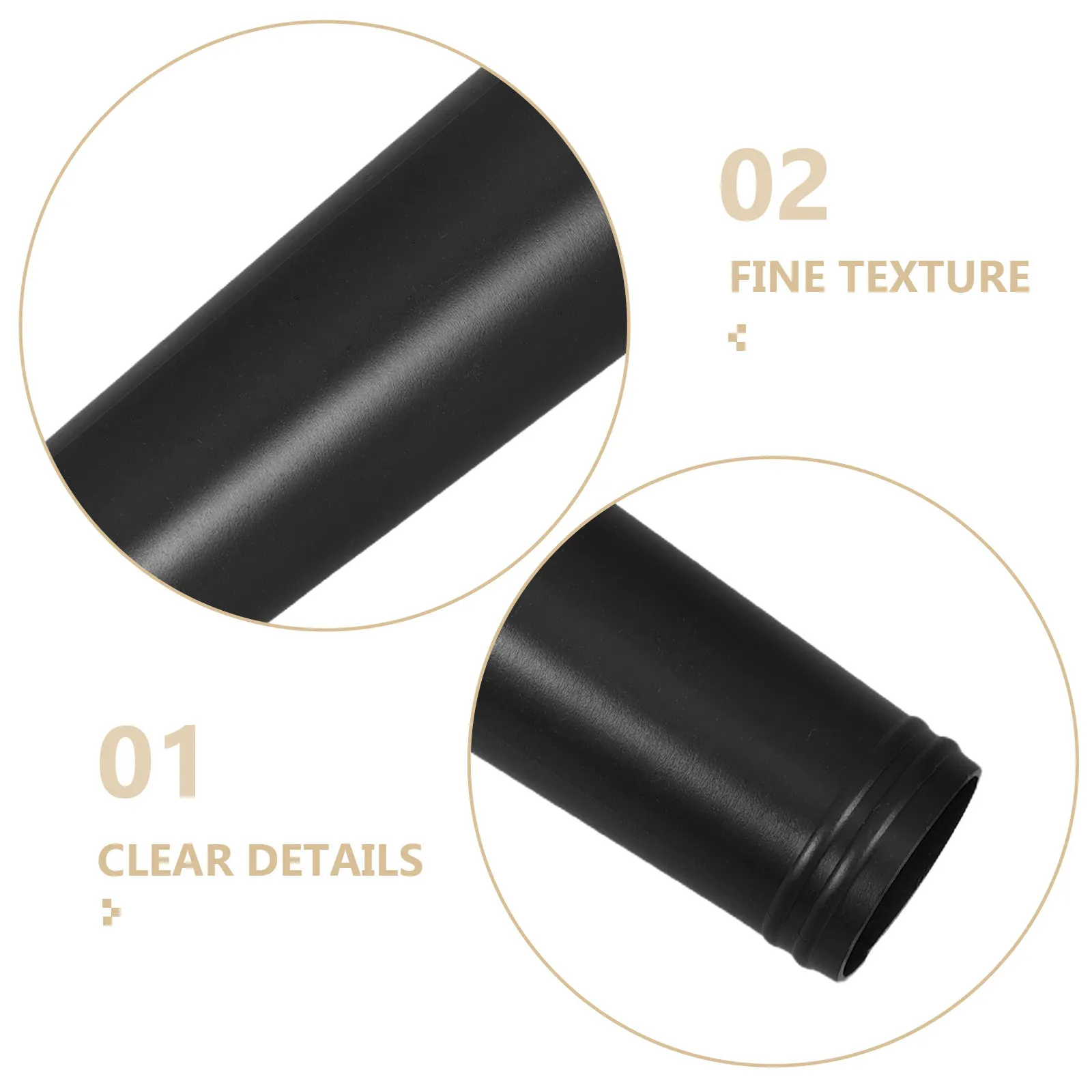 플라스틱 공기 송풍기 교체 튜브 튼튼한 긴 노즐 연장 배출구 덕트 교체 가능한 부품 (리프 블로워 액세서리용)