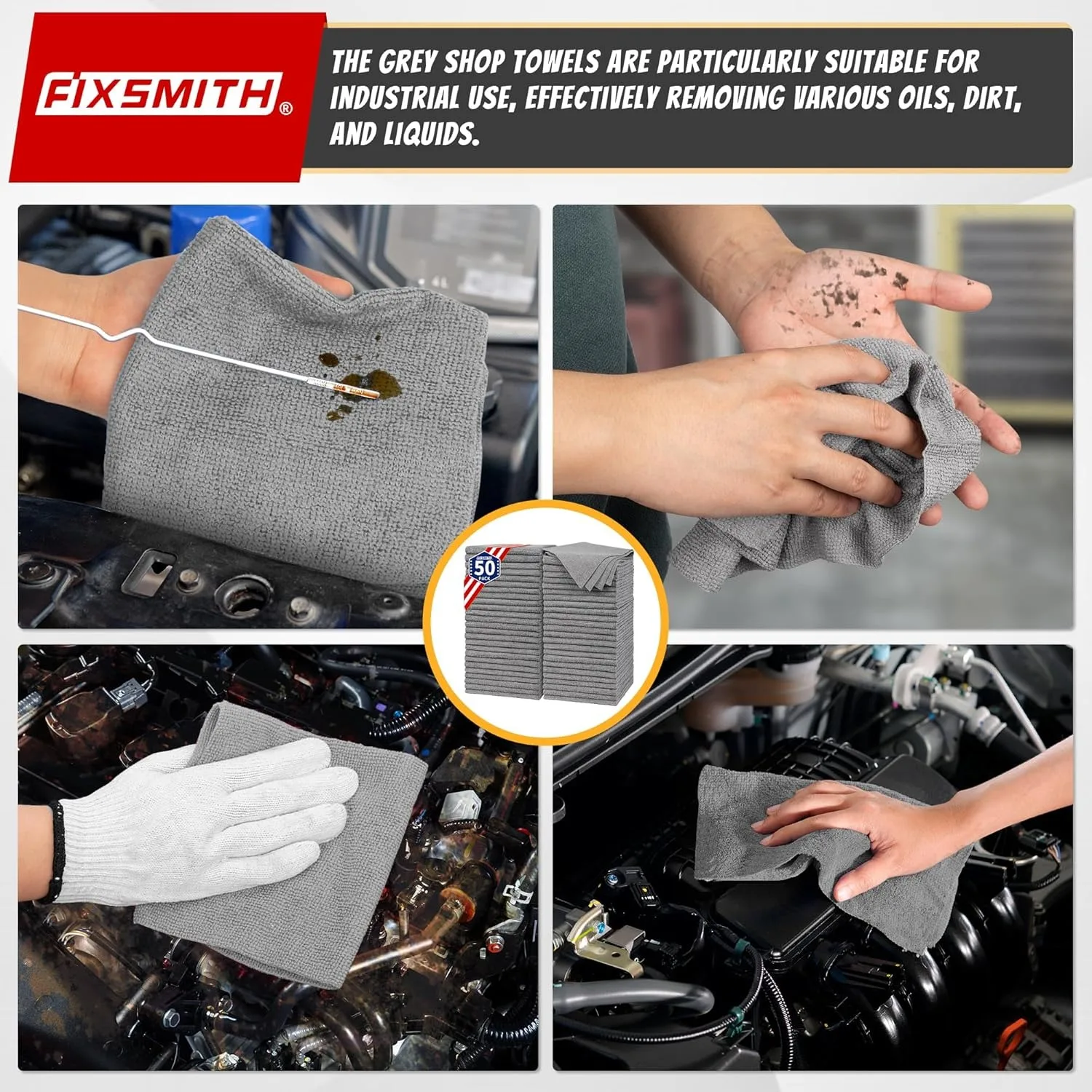 Microfiber Cleaning Cloths Lint Free Microfiber Cleaning Towel Cloths Reusable Towels Super Absorbent for Car Window