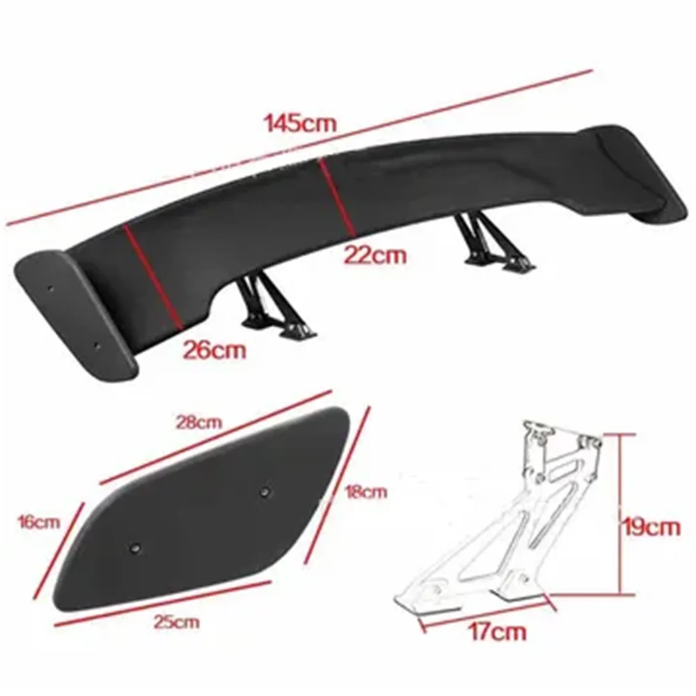 Car Mini Spoiler Wing Universal GT Wing Auto Carbon Fiber Spoiler Car Tail  Decoration Rear Wing Rear Spoiler For Land-Rover - AliExpress