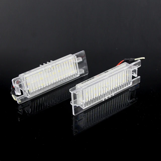 2 Luces LED Para Matrícula Canbus - Compatibles Con Opel Astra, Corsa, Insignia, Alfa Romeo Y Otros