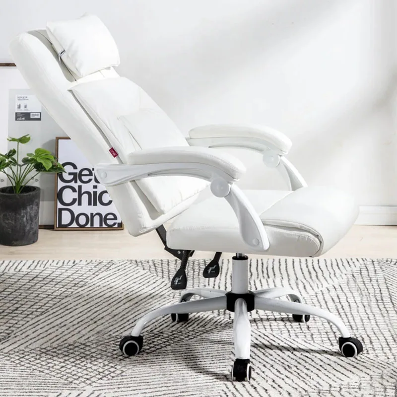 Comfort Ergonomic Office Chair Glides Gaming Luxury Office Chair Comfy Aesthetic Home Sillas De Oficina Interior Decoration