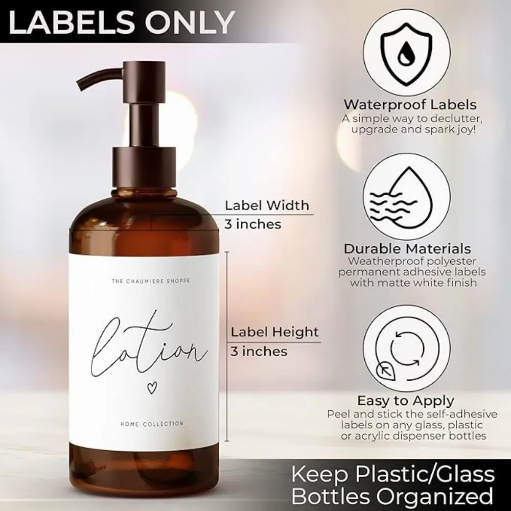 Custom  Cosmetic Products Label, Personalized Cosmetic Sticker Labels, Ingredients Label Stickers, Custom Candle Stickers,