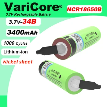 NCR18650B 3400mAh Battery with Nickel Sheets