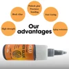 20g Instant Tire Repair Black Glue Liquid Strong Rubber Wear-resistant Non-corrosive Adhesive Instant Bond Leather 2