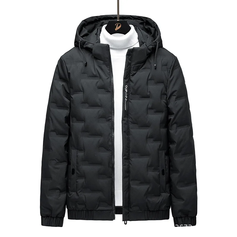 

Men's Down Jacket Light and Short New Winter Fashion Hooded Coat Handsome Men's Clothing