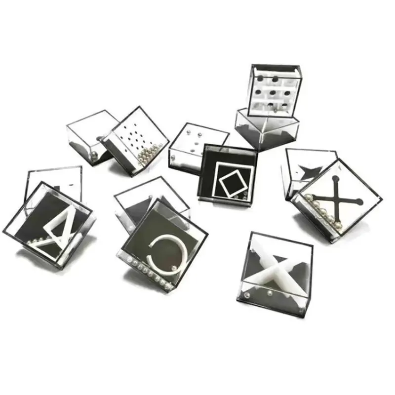 6/12 3D Maze Game Fidget Toy Puzzle Ball Brainteaser Children Adult Educational Gift Toys 4