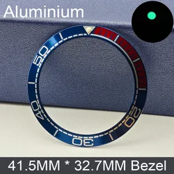 41.5mm Luminous Bezel Insert in Ceramic/Aluminum (NO.6 Aluminium)