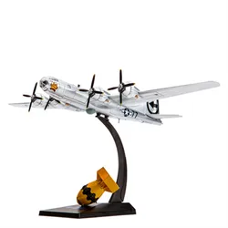Model 1:144 Scale American B-29 Super Flying Fortress Four-engine Heavy-Duty Propeller Bomber With Little Boy/Fat Man Collection