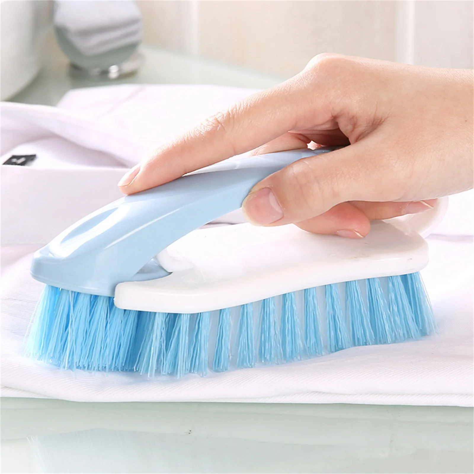 2 In 1 Handheld Clothes Cleaning Brush Narrow Cleaner Stains Scrub