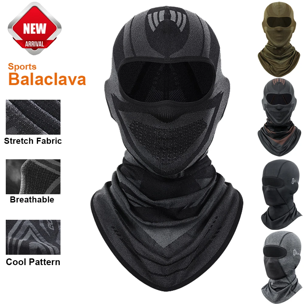 Sports Thermal Cycling Cap Warm Motorcycle Face Mask Balaclava Windproof Skiing Fishing Running Knitting Hat Headwear Headgear 1