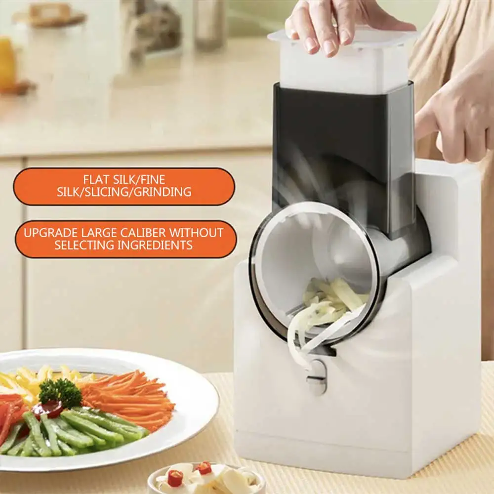 Electric Cheese Grater Vegetable Cutter Multifunctional Food Cutting Machine Household Cheese Slicer 3 in 1 multifunctional vegetable slicer