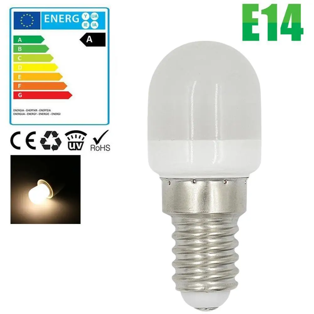 

Refrigerator Light Bulb 220v E14 Screw Bulb Cabinet Home Display Lamp High Brightness For Furniture,office Lighting Accesso N2d3