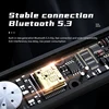 Wireless Bluetooth Digital Display Headset Bluetooth 5.3 Headset Sports HIFI Dual Noise Reduction Low Latency Earphone 3