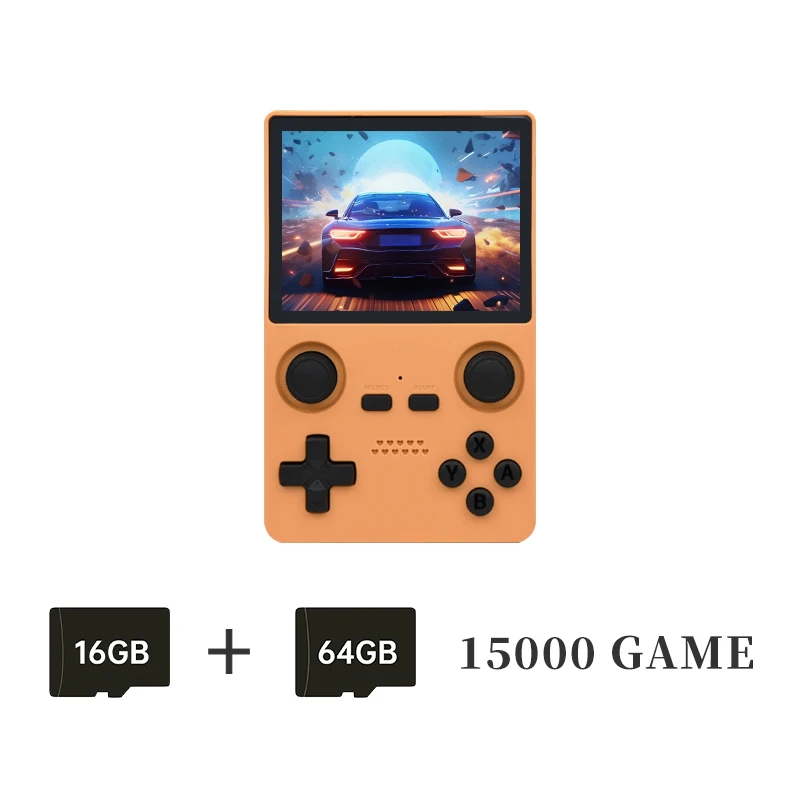 New POWKIDDY X35S 3.5 inch IPS Screen 640x480 Retro RK3566 Handheld Game Console Opendinglinux Hall Joystick Children's Gifts