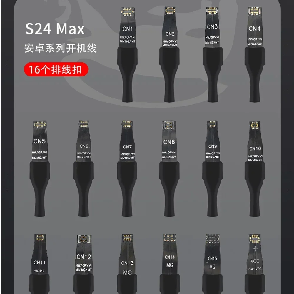MECHANIC S24 Max Power Supply Test Cable For iPhone 5S-13Pro Max And Android Mobile Phone Boot Line Power Supply Cord mobile phone test cable