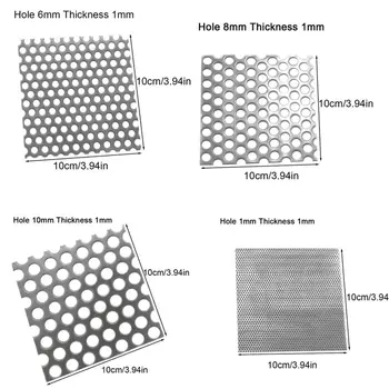 สแตนเลสตาข่ายกรองหน้าจอ Thicken สแควร์/รอบห้องน้ําท่อระบายน้ําสะดวกท่อระบายน้ําชั้นฝาครอบสุทธิ 1