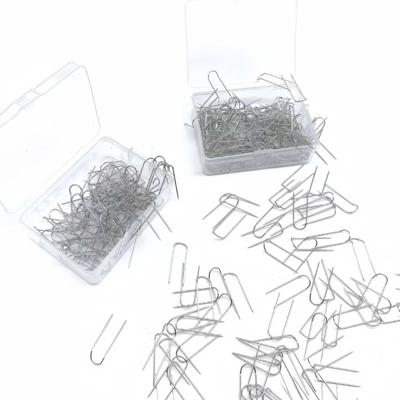 40개 다용도 U핀, 회색 은색 부식 방지 금속, 바느질, DIY 공예 및 홈 데코용