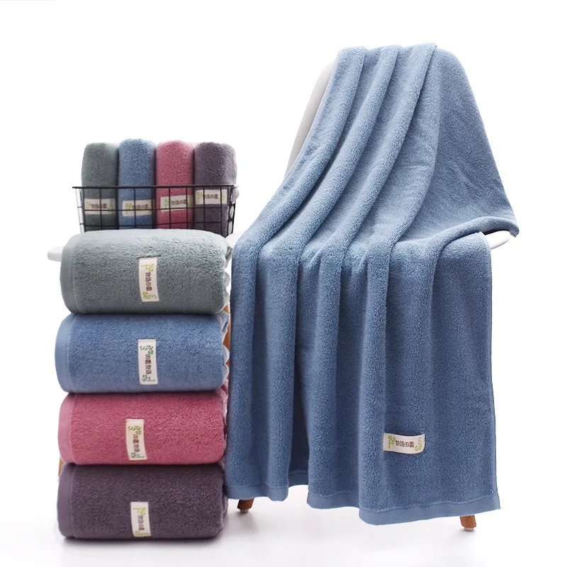 

100% Cotton Bath Towel Absorbent Adult Bath Towels Solid Color Soft Friendly Face Hand Shower Towel For Bathroom Washcloth