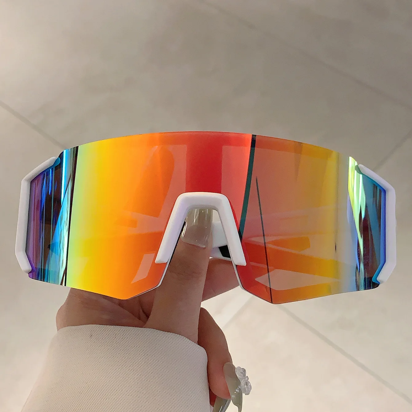 “Outdoor Sport Goggle Sunglasses – Vintage Windproof Shades for Skiing & Cycling” Safety Accessories Sunglasses