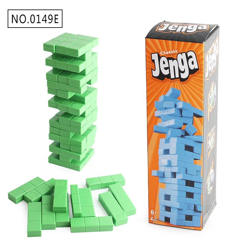 45PCS stacked blocks for children's parent-child interaction toys indoor table games for kids party gift  jogos stacked blocks 6