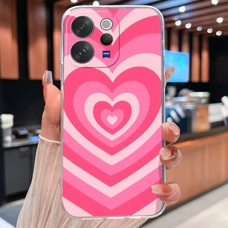 Daisy Floral Clear Shockproof TPU Silicone Phone Case