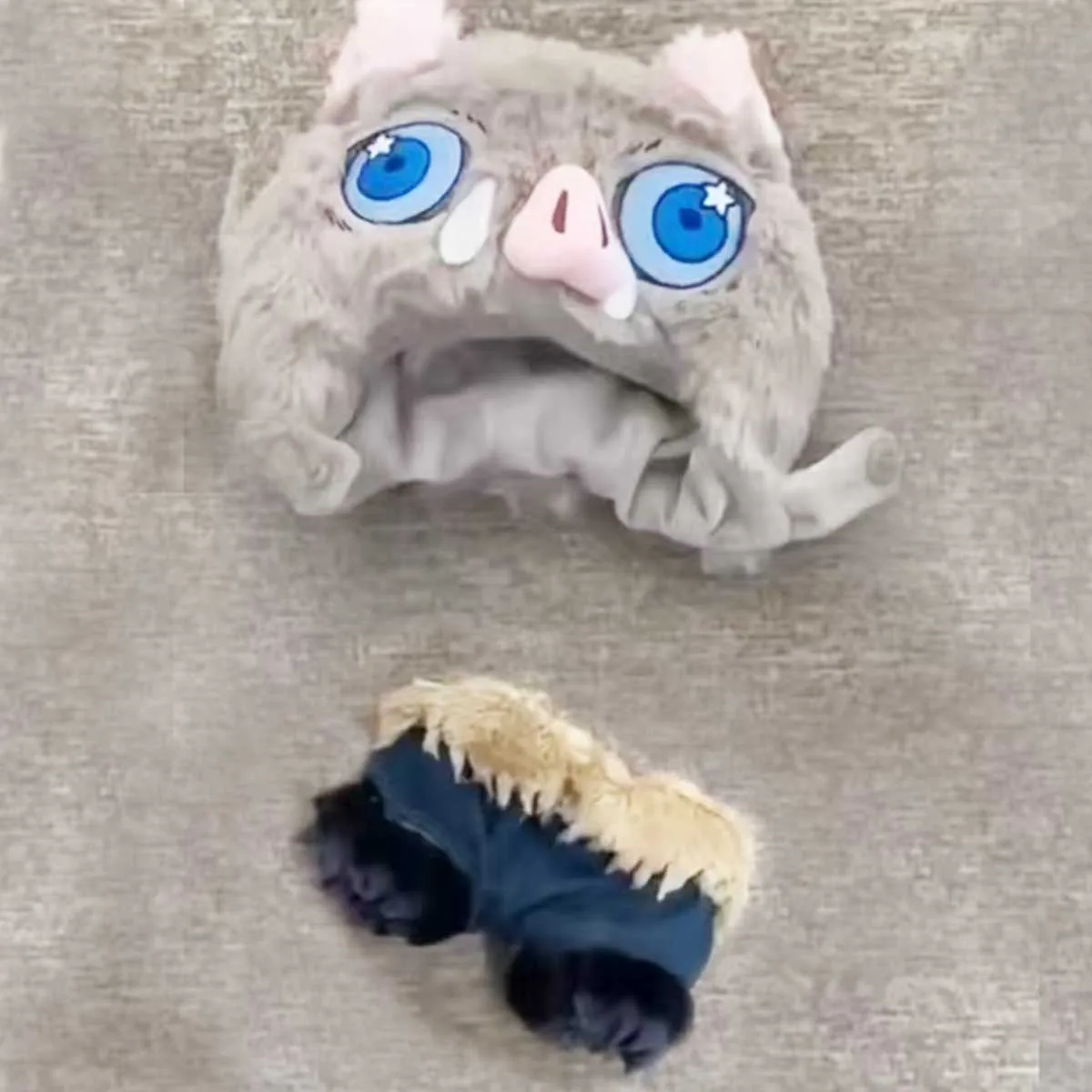 Фарширована фігурка аніме Demon Slayer Hashibira Inosuke 20 см Косплей Бавовняна лялька Тіло Іграшки Милі подарунки для дітей Сюрприз на день народження