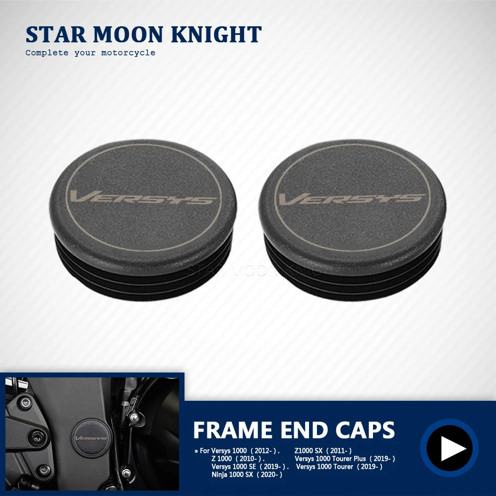 Per Kawasaki Versys 1000 Versys1000 Z 1000 Sx Z1000 Ninja 1000 Ninja1000 Frame End Caps Frame Hole Cover Caps Plug Decorativo