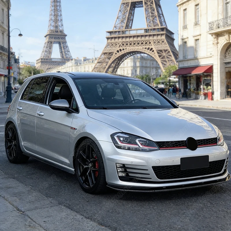 폭스바겐 골프 7 MK7 GTI R R라인 2013 2014 2015 2016 자동차 앞 범퍼 하단 립 보호 커버 장식 액세서리