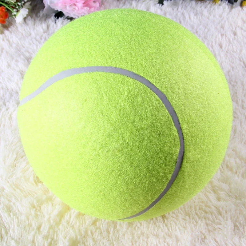 Inflatable Giant Tennis Ball Dog Toy for Outdoor Play