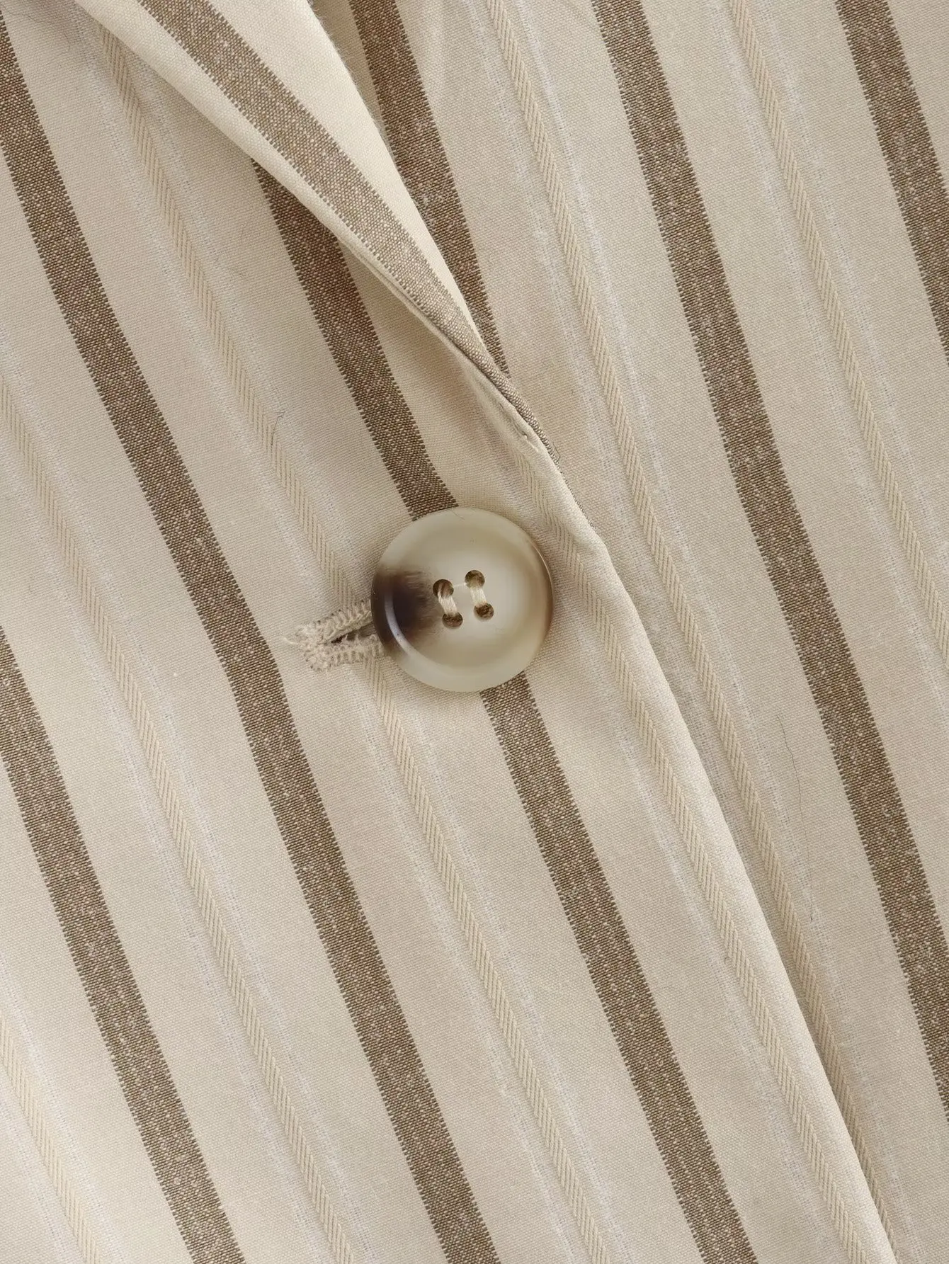 Maxdutti 2023 New Fashion Ladies Retro Suit Jacket Beige Blazers Ins Blogger Striped Casual