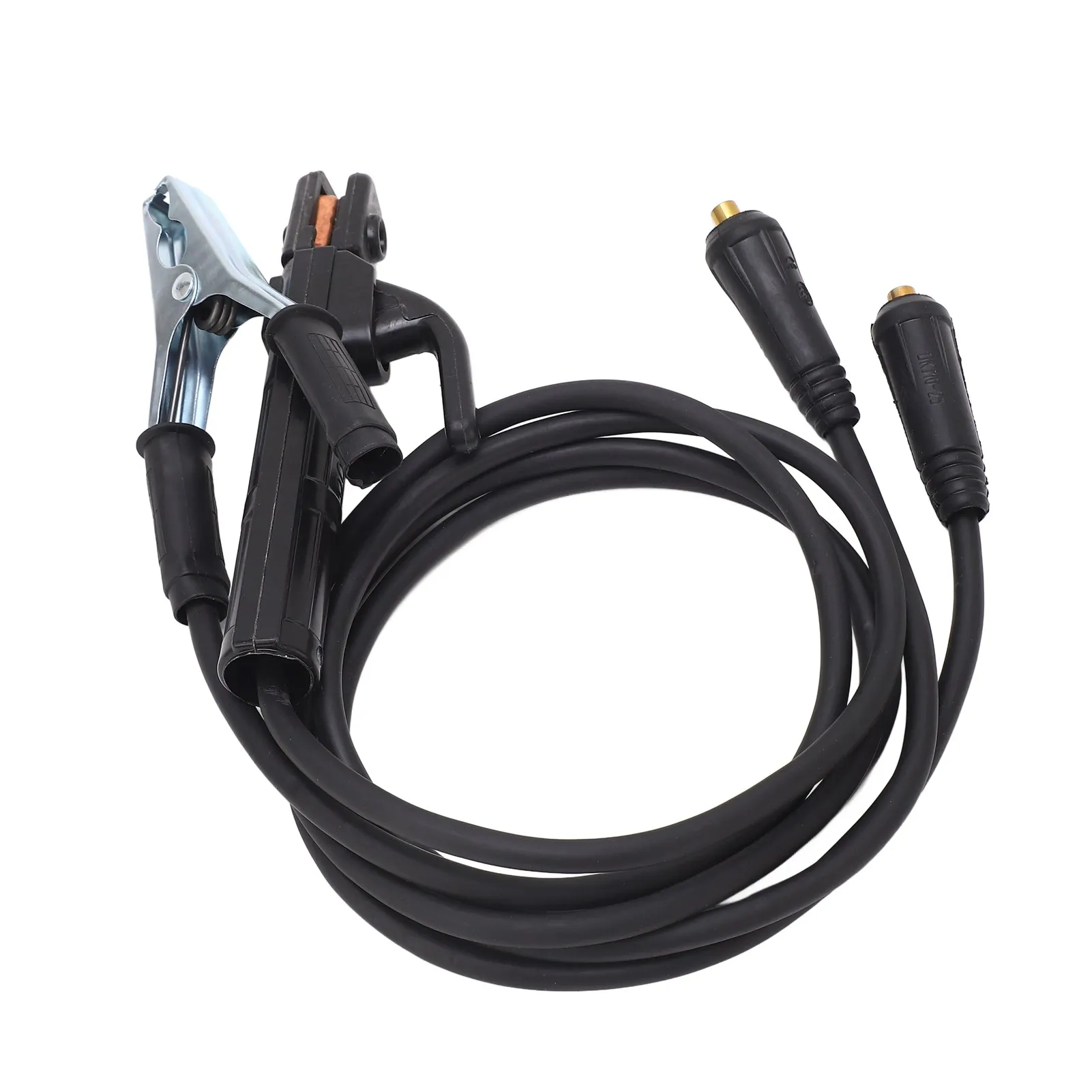 Welding electrode holder welding earth clamp 1 pair welding electrode holder clamp 200A brass iron welding machine ground clamp replacement accessories with 1.5meter cable