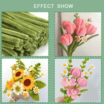 Colorful Chenille Stems Set 1