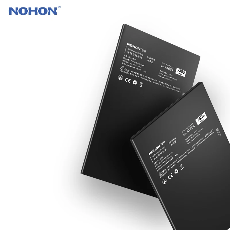 Bateria Nohon para Apple Ipad Pro 9.7 Pro9.7 Baterias de Substituição A1664 Polímero Li-ion Tablet Batarya 7306mah Bateria Bateria e energia extra p/ tablet - Imagem 4