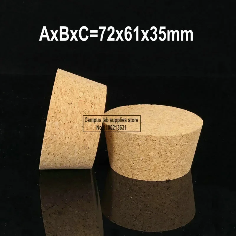 2pcs/lot Lab 72mm-105mm Wood Big Cork Thermos Bottle Stopper Essential Oil Pudding Glass Bottle Lid lab bottle stopper