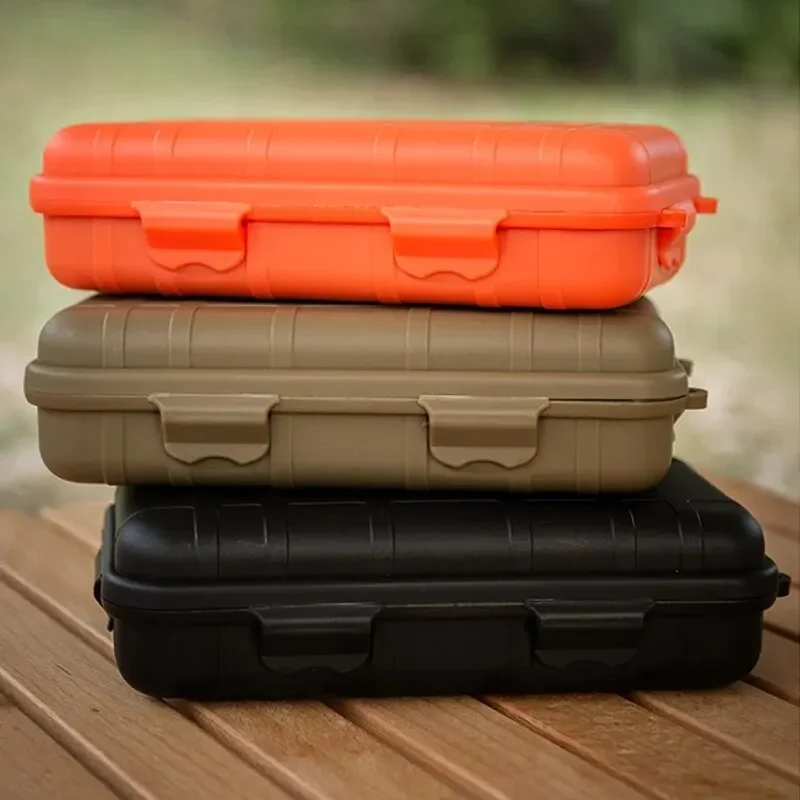 EDC Tool Box Outdoor Camping Survival Kit Shockproof Waterproof Case Sealed Box Outdoor Survival Storage Small