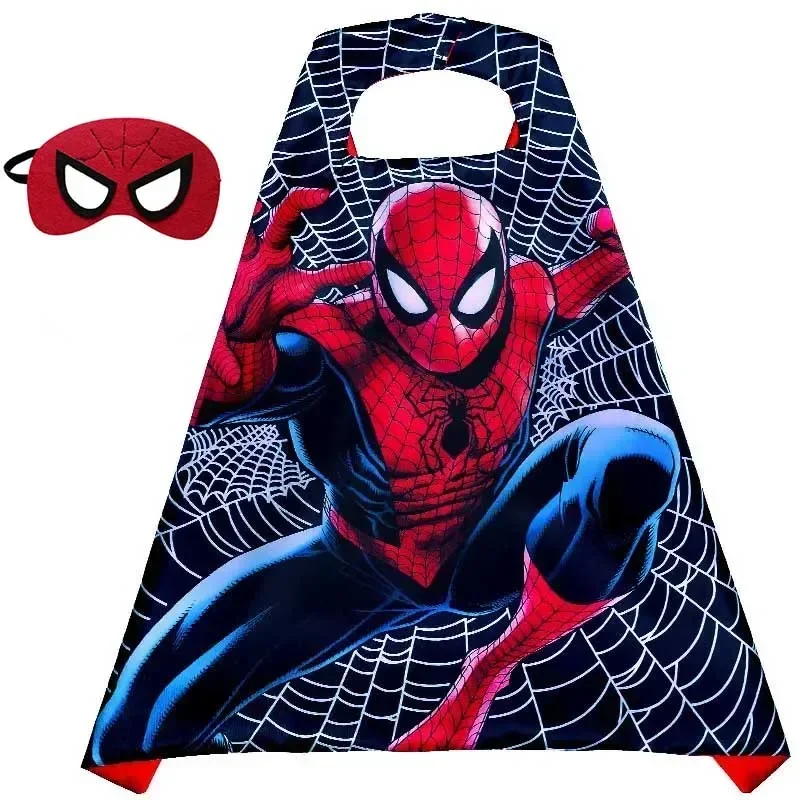 thumbnail image 1 of Máscara de mascarada de Marvel Disney, capa de Spiderman, capa de Iron Man, capa de Batman de Anime, figura de acción, juguetes de Marvel, regalo de fiesta para niños, 1 of 5