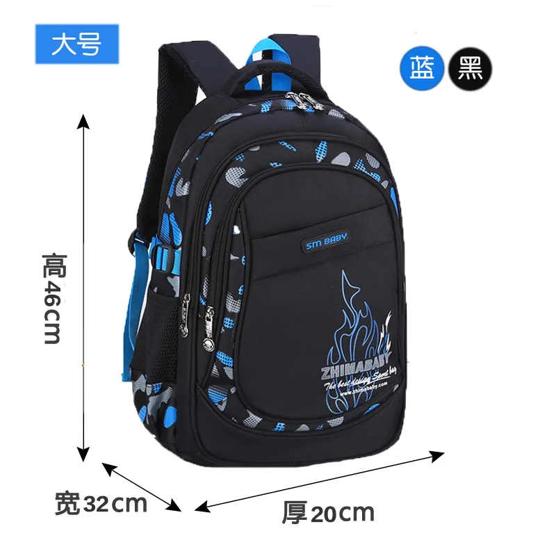 Kids backpack Primary children School Bags For Boys large orthopedic Backpack Waterproof Schoolbag big Book Bag mochila infantil 3