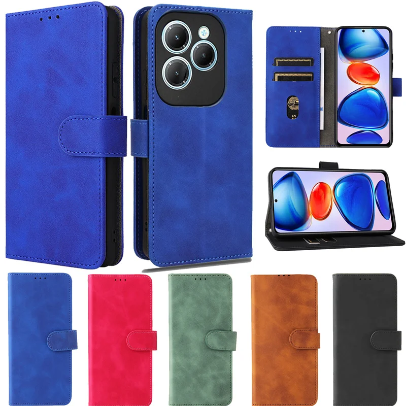 Infinix 핫 40i X6528B 케이스, 핫 40i Hot40 Pro X6837 X6836 전화 커버, 마그네틱 지갑 홀스터 코크, 여성 가방, 카르카사