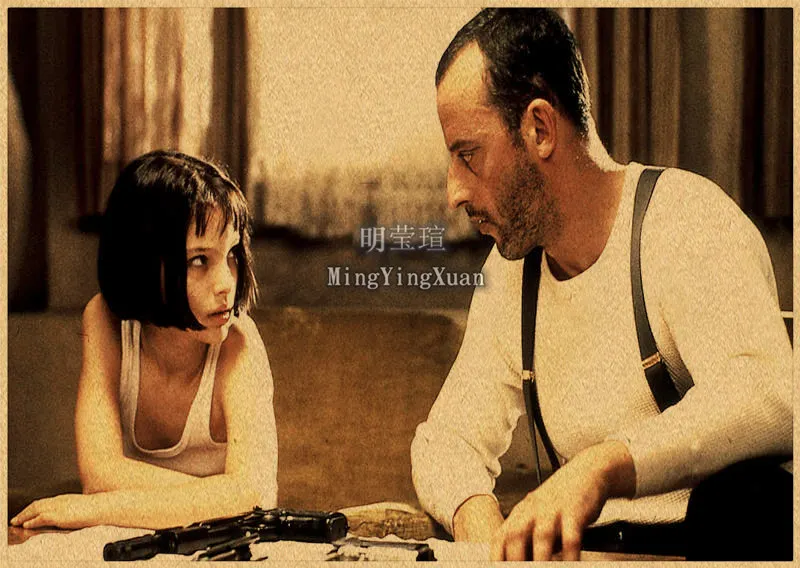 Classic Movie Leon Vintage Poster Home Decor Wall Painting Retro