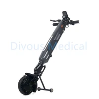 New Disabled 8Inch Inflatable Tires Wheelchair Trailer Ultra-light Electric Handbike Handicapped Handcycle for Adult 2