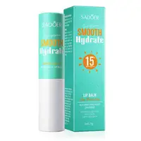 SADOER Spf 15+ Lip Sunscreen Solar Blocker Lip Balm Moisturizing Fade Lip Lines Nourishing Hydrating Lipstick For Lips Skin Care 1
